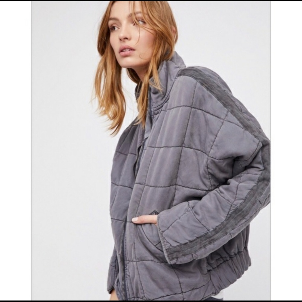 FREE PEOPLE Dolman Quilted Jacket XS NWOT $198